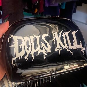 Dolls Kill Black Cosmetic Bag NWOT